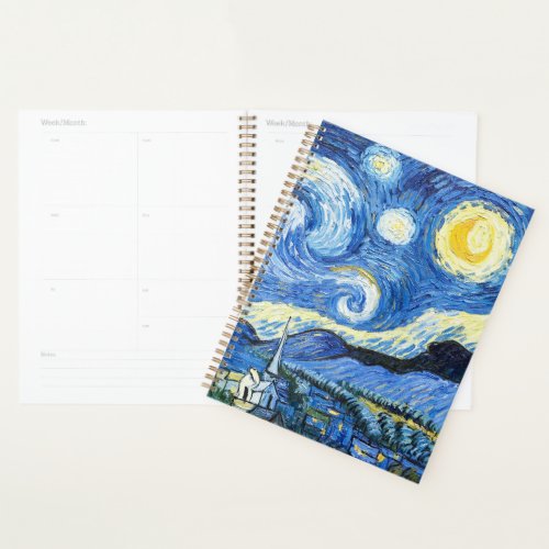 The Starry Night _ Vincent van Gogh Planner