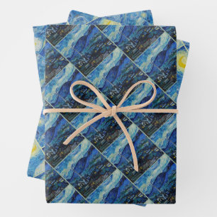 The Starry Night - Vincent Van Gogh Wrapping Paper Sheets