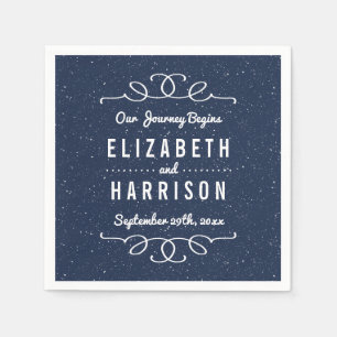 The Starry Night Wedding Collection Napkins