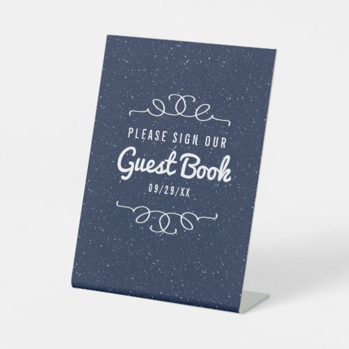 The Starry Night Wedding Collection _  Pedestal Sign