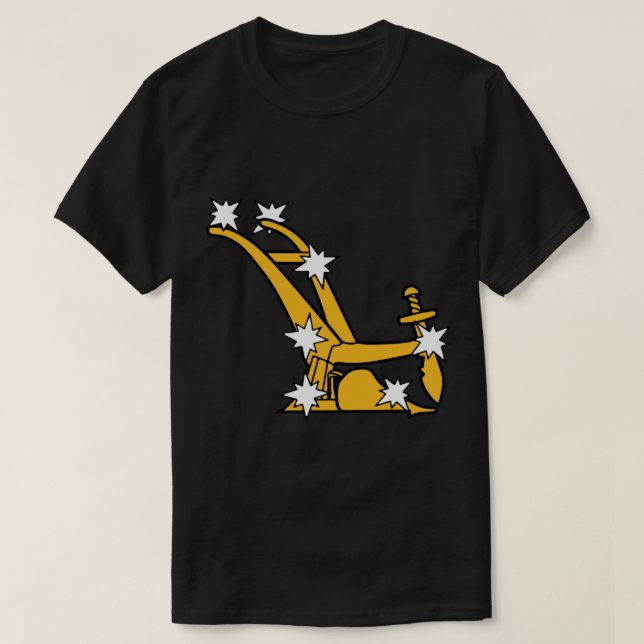 The Starry Plow - Ireland -  Irish - Socialist - T-Shirt (Design Front)