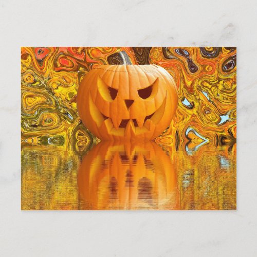 The Starry Pumpkin Postcard