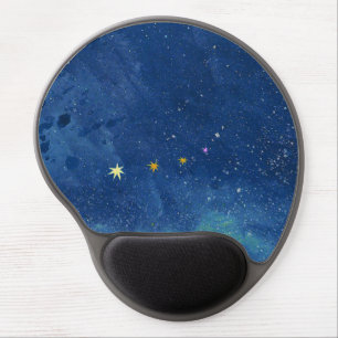  The starry sky illustration    Gel Mouse Pad
