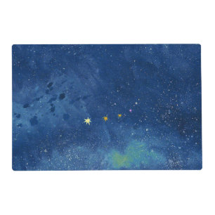 The starry sky illustration Placemat