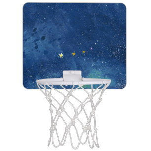 The starry sky Mini Basketball Hoop