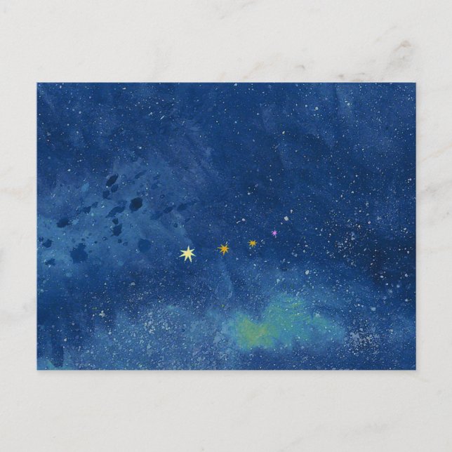 The starry sky  postcard (Front)