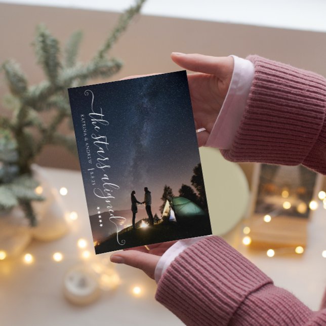 The Stars Aligned Photo Greeting Card (Creator Uploaded)