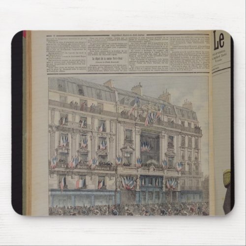 The start of the Paris_Brest bicycle race Mouse Pad