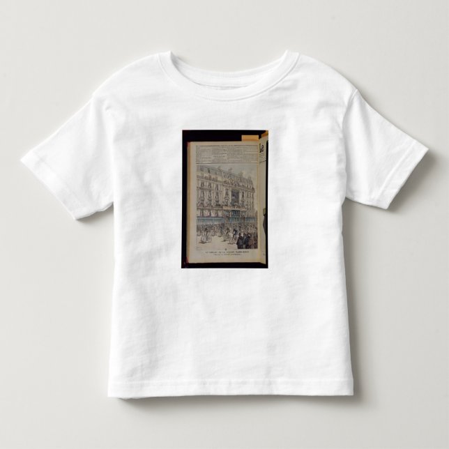 The start of the Paris-Brest bicycle race Toddler T-shirt (Front)