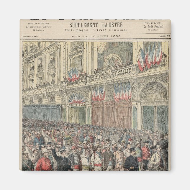 The Start of the Road Race Magnet (Front)