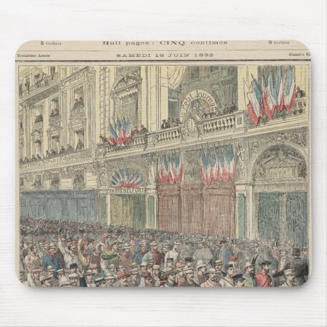 The Start of the Road Race Mouse Pad (Front)