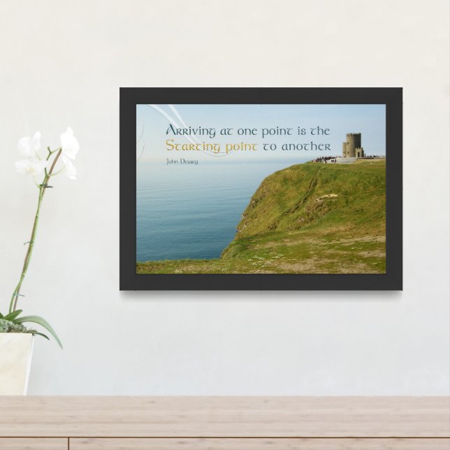 The Starting Point Framed Art (Entryway)