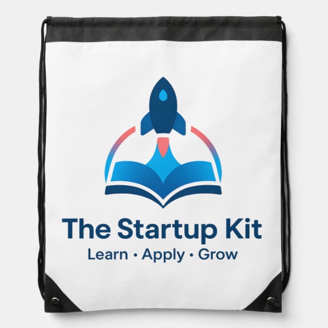 The Startup Kit | Drawstring Bag (Front)