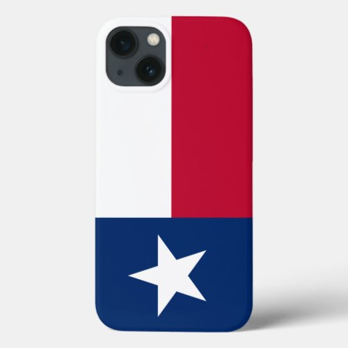 The State Flag of Texas Lone Star State iPhone 13 Case