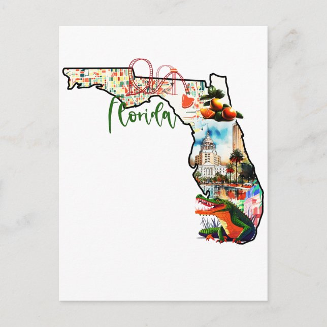 The State Of Florida Postcard (Front)