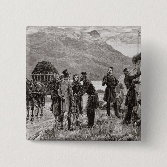 The State of Ireland Pinback Button (Front)