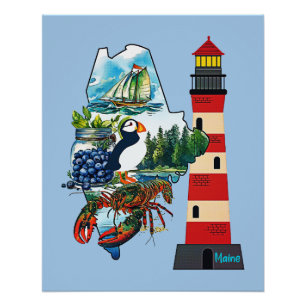 The State Of Maine Poster