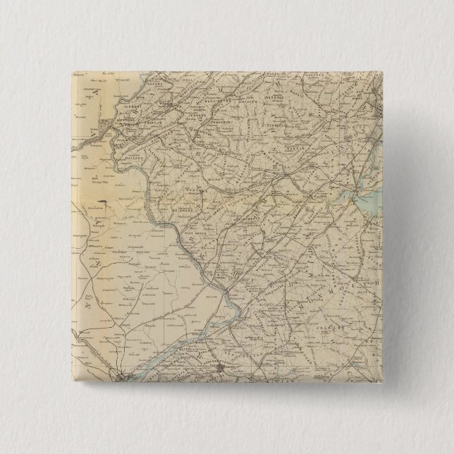The State of New Jersey, 1877 Pinback Button (Front)