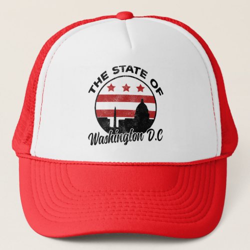 The State of Washington DC _ 51st Statehood Trucker Hat