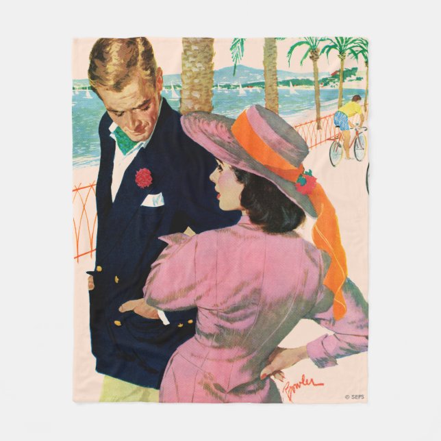 The Stategy of Love Fleece Blanket (Front)