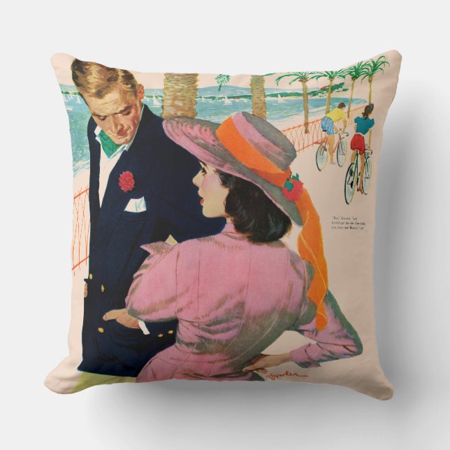 The Stategy of Love Throw Pillow (Front)