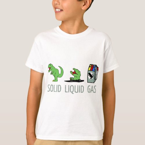 The States of a Dinosaur _ Funny Science T_Shirt