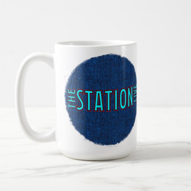 The Station Blue RT 15 oz Classic Mug (Left)