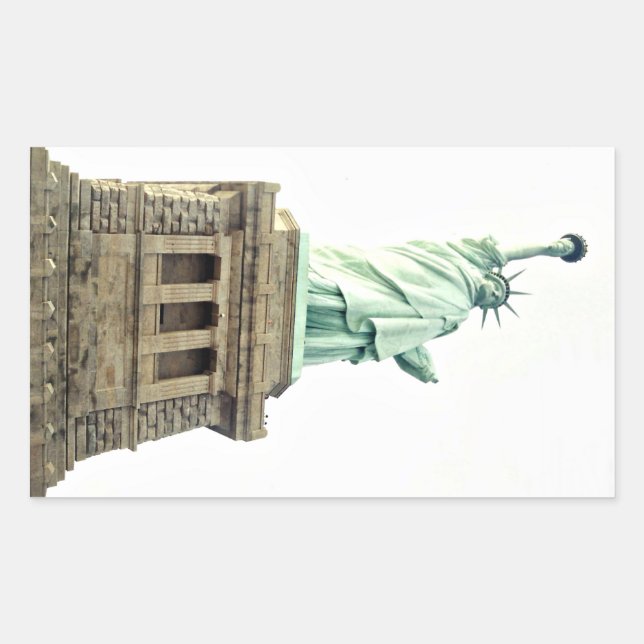 The Statue of Liberty Rectangular Sticker (Front)