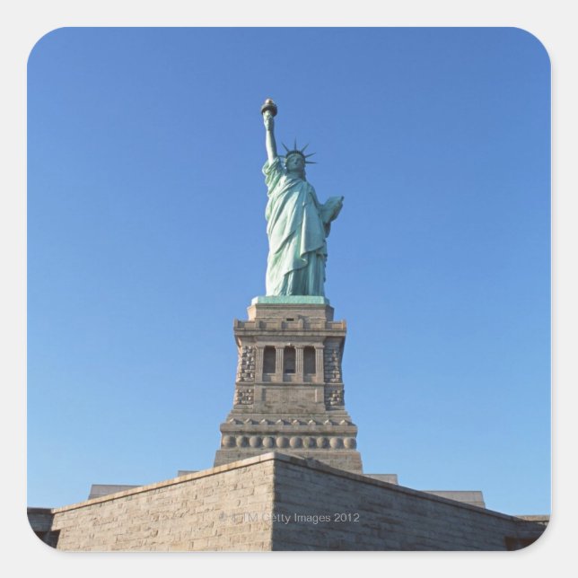 The Statue of Liberty Square Sticker (Front)