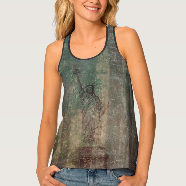 The statue of liberty tank top (Front)