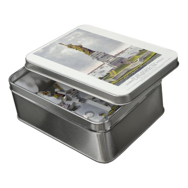 The Statue of Liberty, The Great Bartholdi Statue Jigsaw Puzzle (Lid Open)