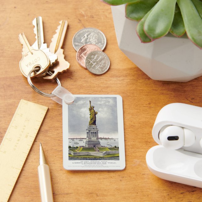 The Statue of Liberty, The Great Bartholdi Statue Keychain (Desk)