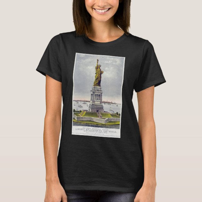 The Statue of Liberty, The Great Bartholdi Statue T-Shirt (Front)