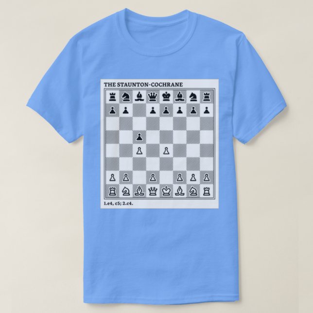 The StauntonCochrane The Sicilian Defense  T-Shirt (Design Front)