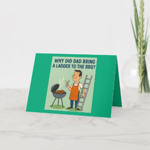  “The Steaks Were High” Father’s Day  Letterpress Thank You Card