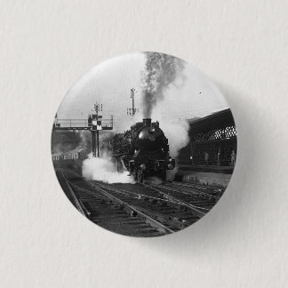 The Steam Train Arrives! circa 1864 the Button