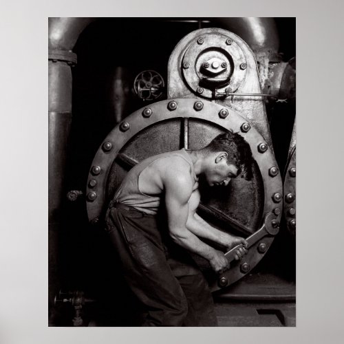 The Steamfitter 1921 Vintage Photo Poster