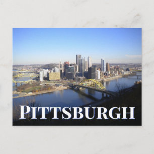 The Steel City Pittsburgh, PA Postcard