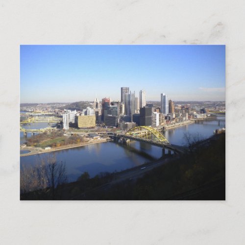 The Steel City  Pittsburgh PA Postcard
