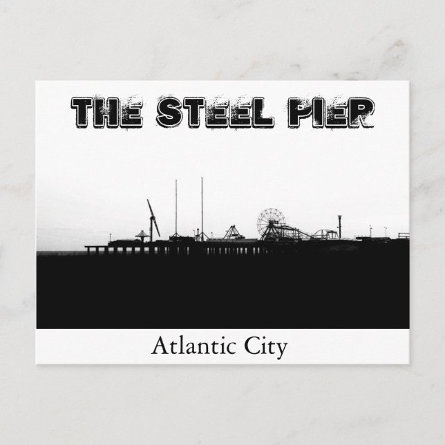 The Steel Pier Postcard (Front)