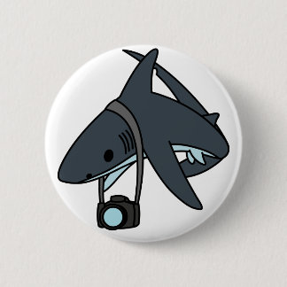 The Steel Shark Button
