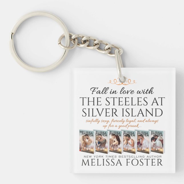 The Steeles at Silver Island 'good prank' Keychain (Front)