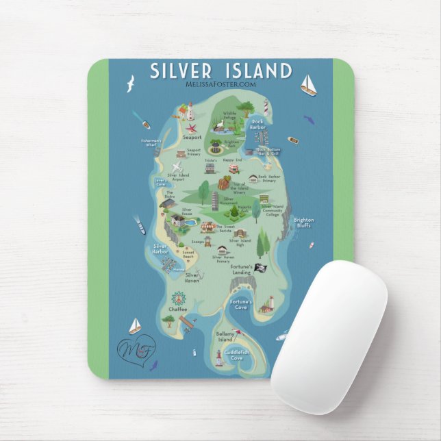 The Steeles on Silver Island Mouse Pad (With Mouse)