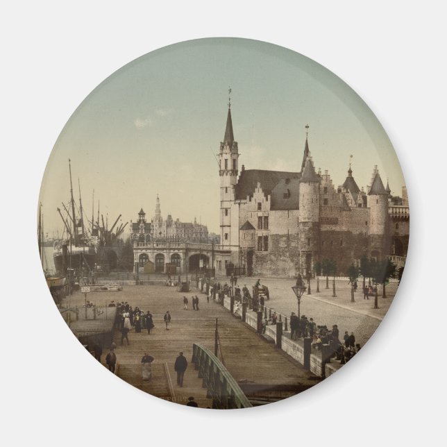 The Steen, Antwerp, Belgium Magnet (Front)