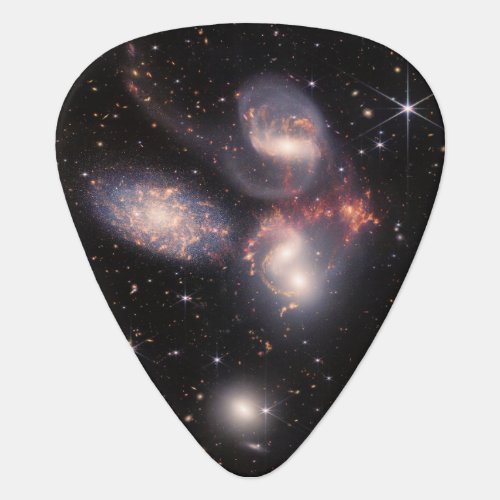 The Stephans Quintet Galaxies  JWST Guitar Pick
