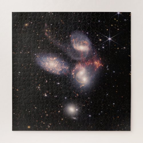 The Stephans Quintet Galaxies  JWST Jigsaw Puzzle