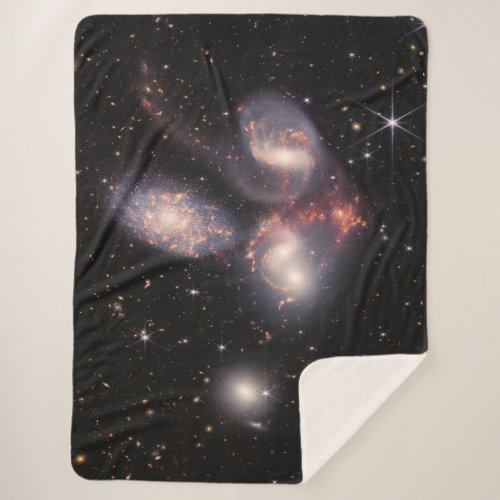 The Stephans Quintet Galaxies  JWST Sherpa Blanket