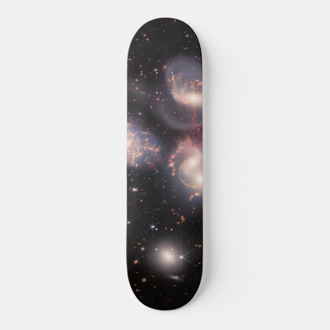 The Stephan's Quintet Galaxies | JWST Skateboard (Front)