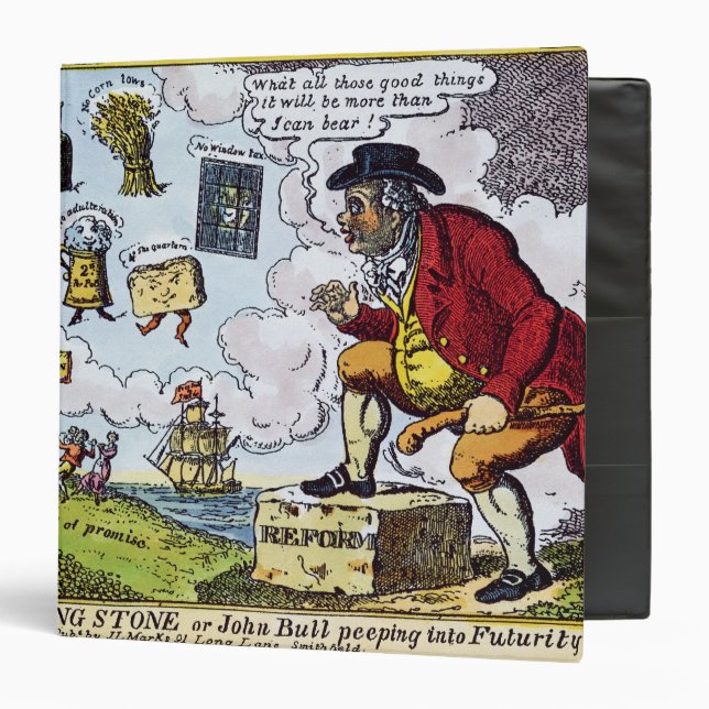 The Stepping Stone,John Bull peeping into Binder (Front/Inside)
