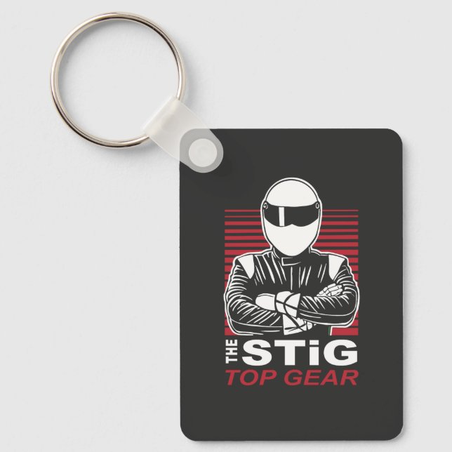 The Stig Top Gear Keychain (Front)